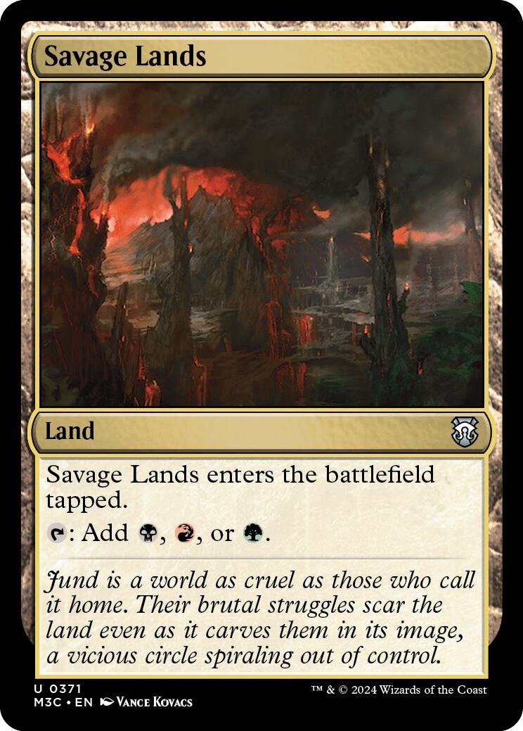 Savage Lands [Modern Horizons 3 Commander] | Card Citadel