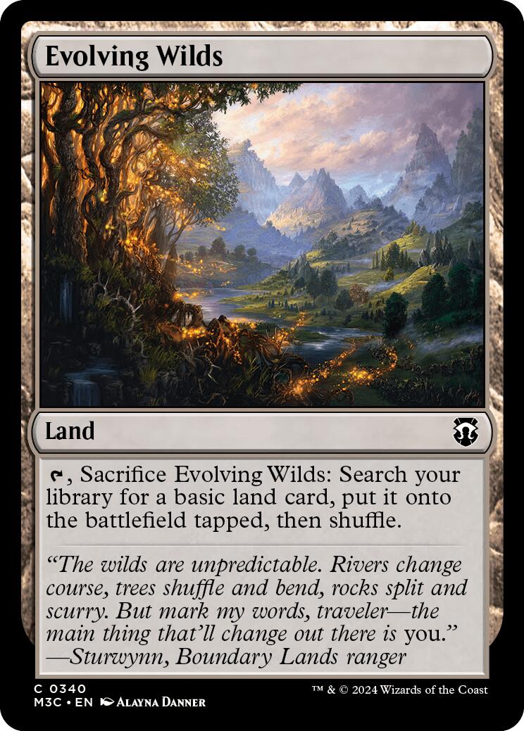 Evolving Wilds [Modern Horizons 3 Commander] | Card Citadel