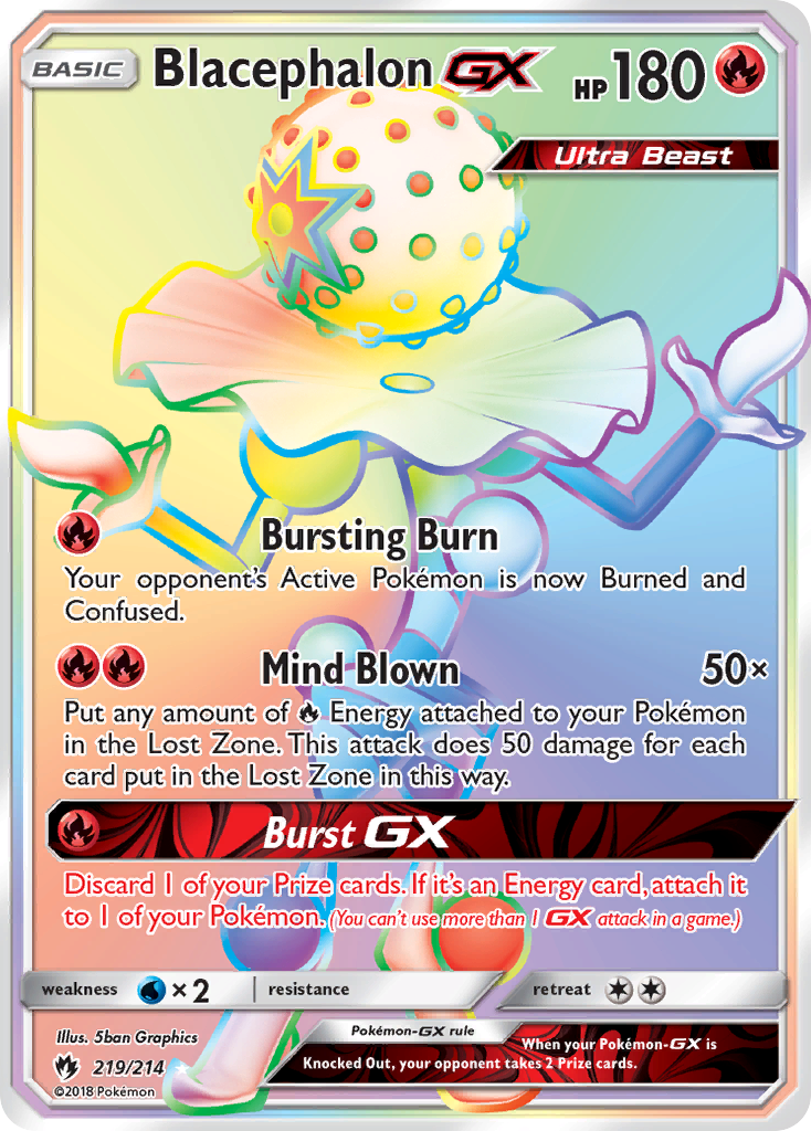 Blacephalon GX (219/214) [Sun & Moon: Lost Thunder] | Card Citadel