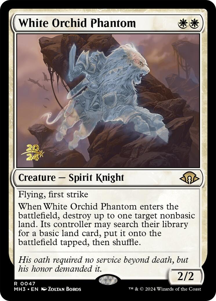 White Orchid Phantom [Modern Horizons 3 Prerelease Promos] | Card Citadel