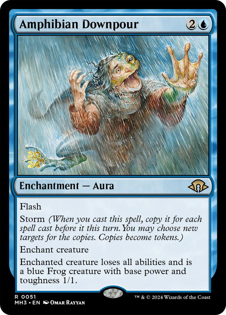 Amphibian Downpour [Modern Horizons 3 Prerelease Promos] | Card Citadel