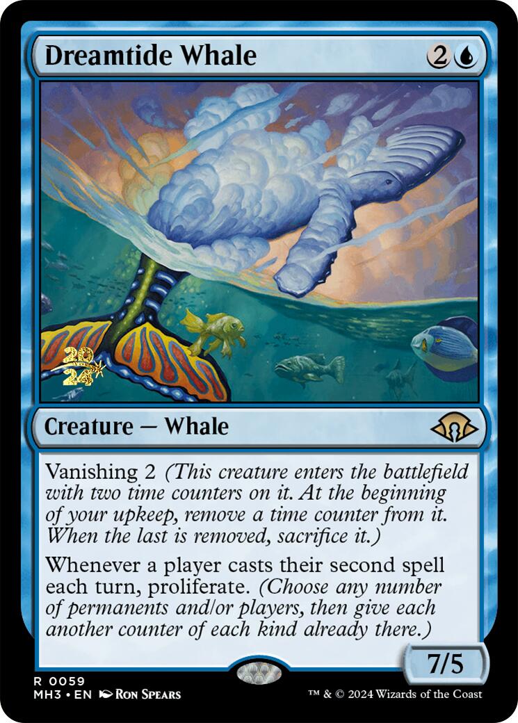Dreamtide Whale [Modern Horizons 3 Prerelease Promos] | Card Citadel