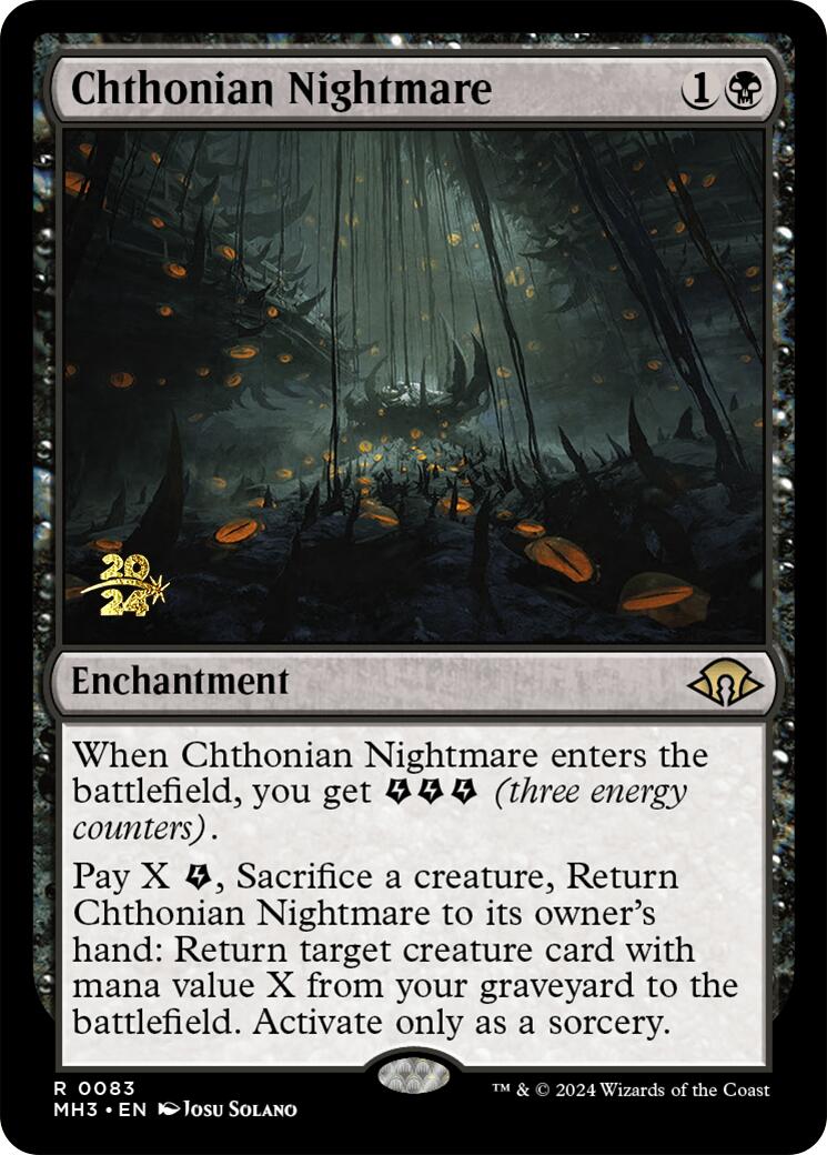 Chthonian Nightmare [Modern Horizons 3 Prerelease Promos] | Card Citadel