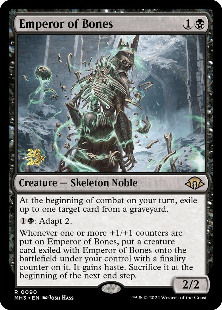 Emperor of Bones [Modern Horizons 3 Prerelease Promos] | Card Citadel