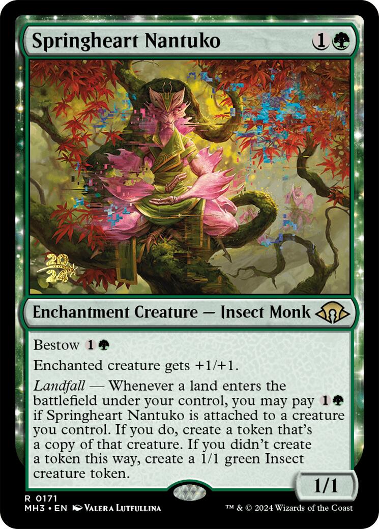 Springheart Nantuko [Modern Horizons 3 Prerelease Promos] | Card Citadel