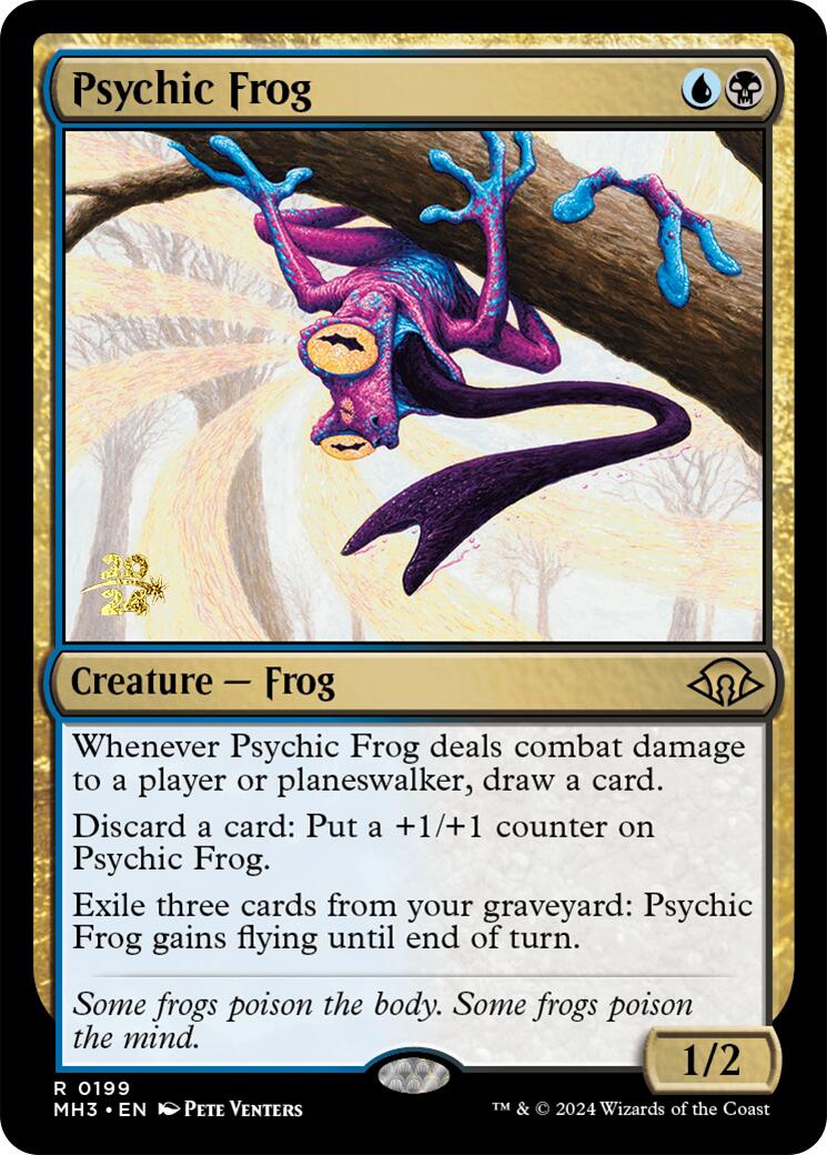 Psychic Frog [Modern Horizons 3 Prerelease Promos] | Card Citadel