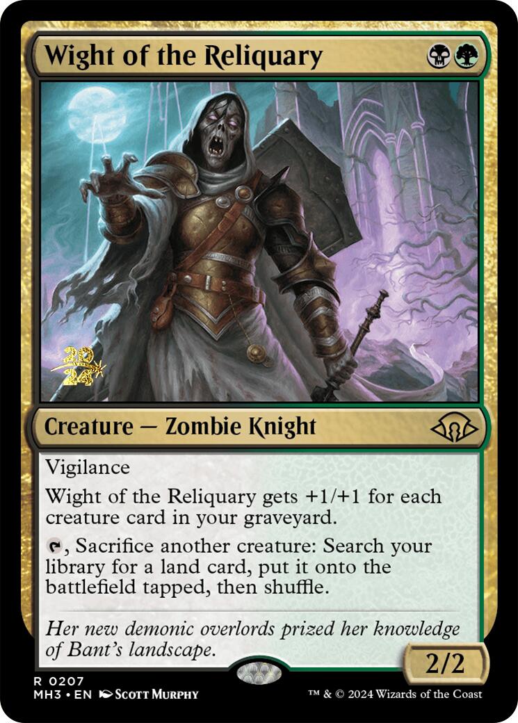 Wight of the Reliquary [Modern Horizons 3 Prerelease Promos] | Card Citadel