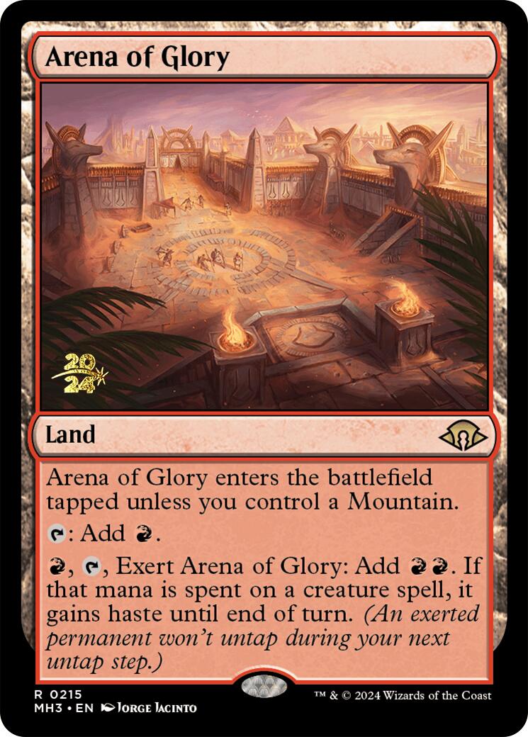 Arena of Glory [Modern Horizons 3 Prerelease Promos] | Card Citadel