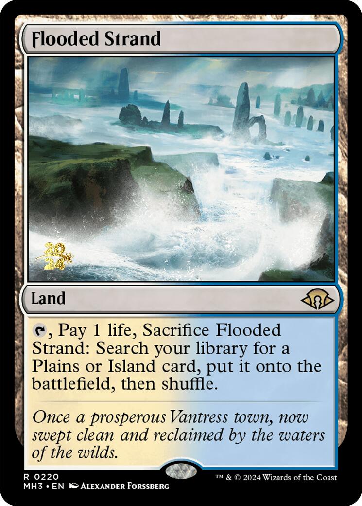 Flooded Strand [Modern Horizons 3 Prerelease Promos] | Card Citadel