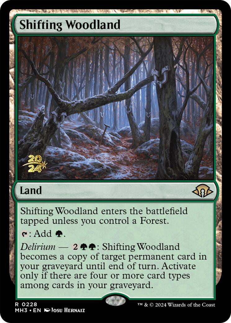 Shifting Woodland [Modern Horizons 3 Prerelease Promos] | Card Citadel