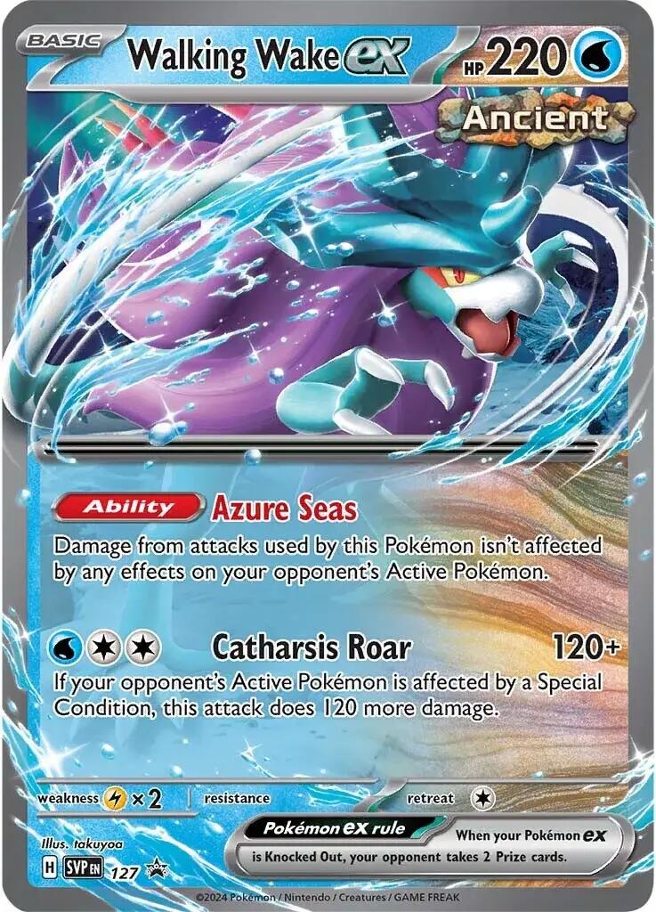 Walking Wake ex (127) [Scarlet & Violet: Black Star Promos] | Card Citadel