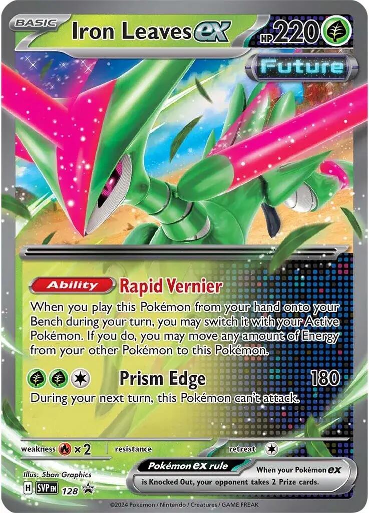 Iron Leaves ex (128) [Scarlet & Violet: Black Star Promos] | Card Citadel