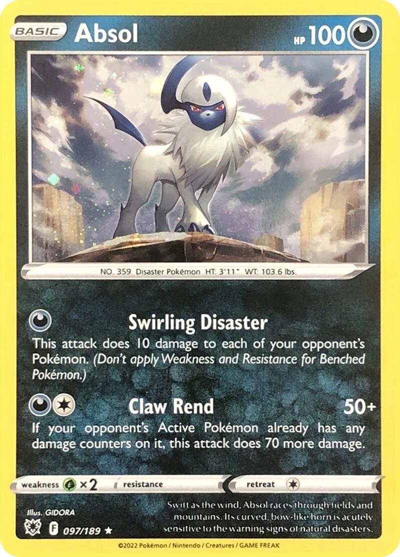 Absol (097/189) (Cosmos Holo) [Miscellaneous Cards] | Card Citadel