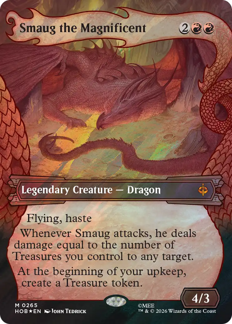 Smaug the Magnificent (Showcase) (Surge Foil) [The Hobbit] | Card Citadel