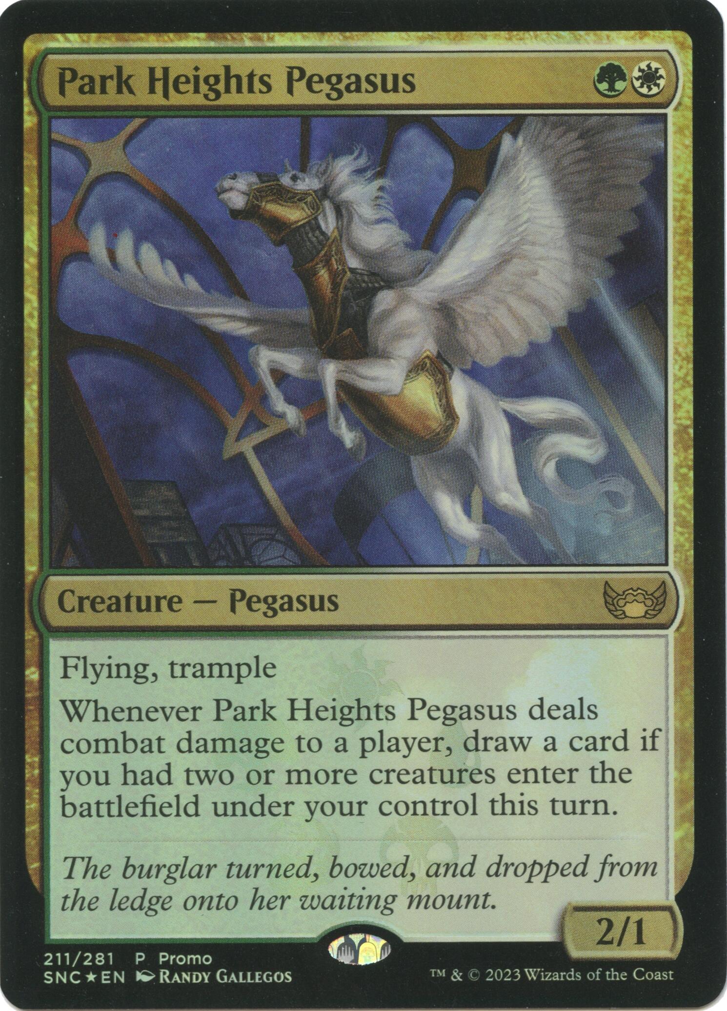 Park Heights Pegasus [Media Promos] | Card Citadel