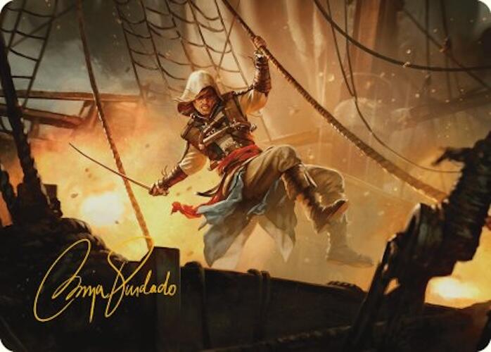 Edward Kenway Art Card (Gold-Stamped Signature) [Assassin's Creed Art Series] | Card Citadel