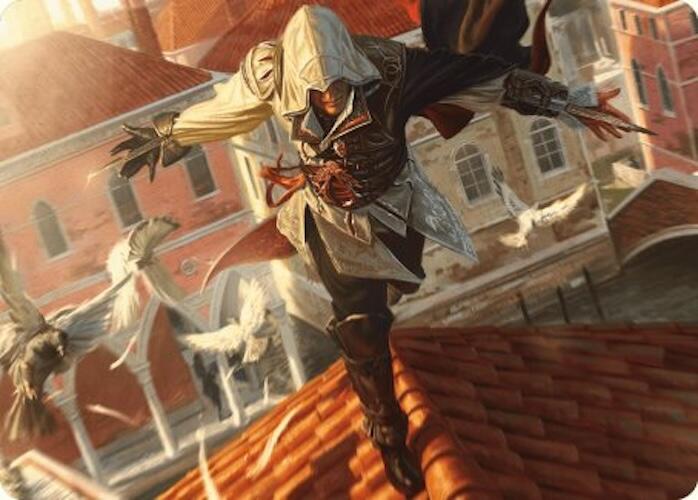 Ezio, Blade of Vengeance Art Card [Assassin's Creed Art Series] | Card Citadel