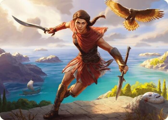 Kassandra, Eagle Bearer Art Card [Assassin's Creed Art Series] | Card Citadel