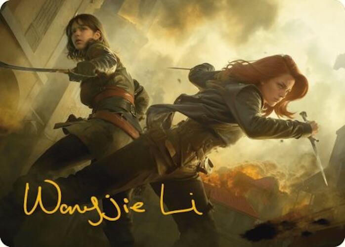 Mary Read and Anne Bonny Art Card (Gold-Stamped Signature) [Assassin's Creed Art Series] | Card Citadel