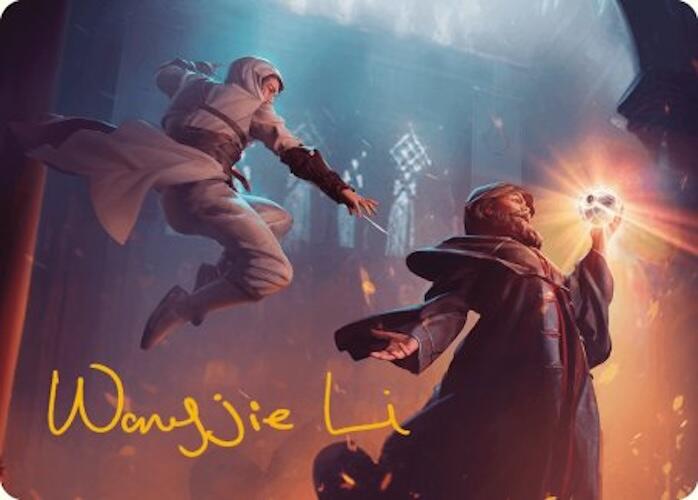 Mortify Art Card (Gold-Stamped Signature) [Assassin's Creed Art Series] | Card Citadel