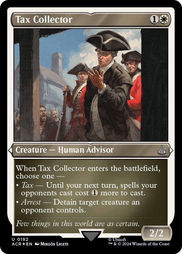 Tax Collector (Foil Etched) [Assassin's Creed] | Card Citadel