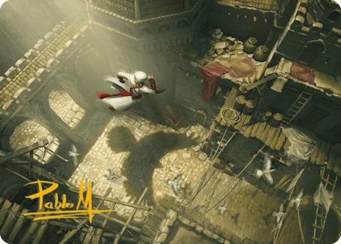 Rooftop Bypass Art Card (Gold-Stamped Signature) [Assassin's Creed Art Series] | Card Citadel