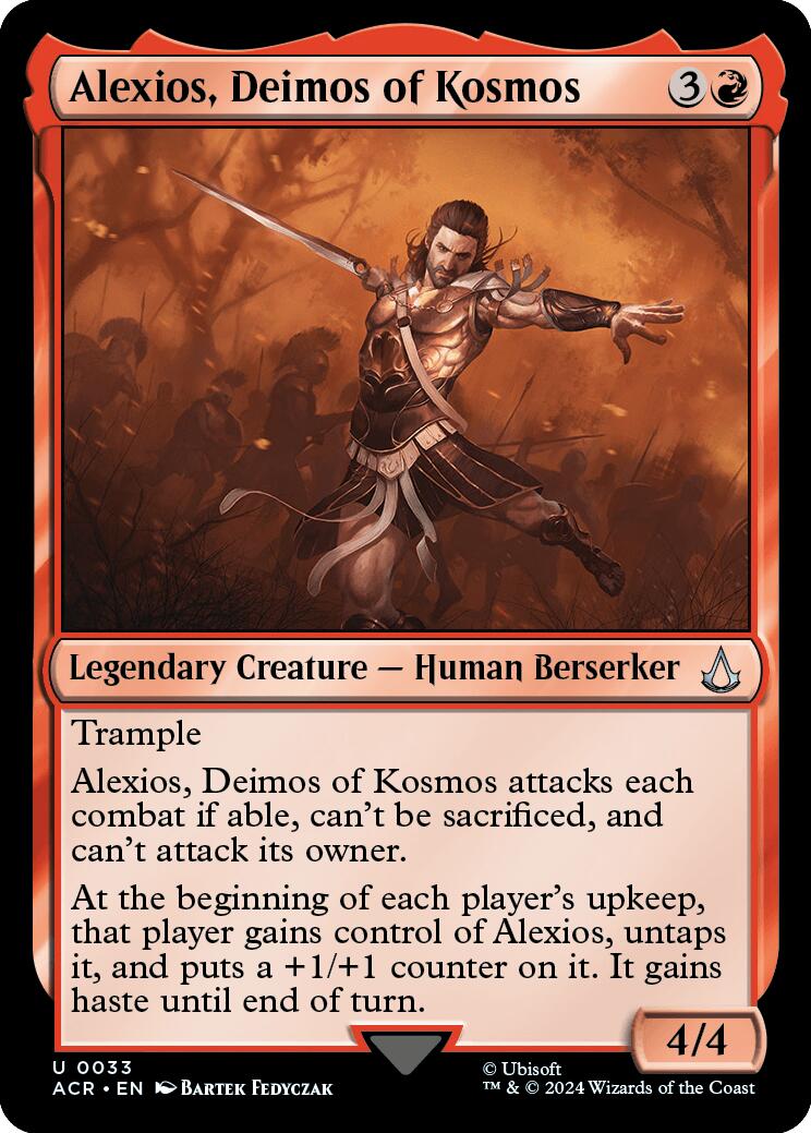 Alexios, Deimos of Kosmos [Assassin's Creed] | Card Citadel