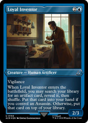 Loyal Inventor (Foil Etched) [Assassin's Creed] | Card Citadel