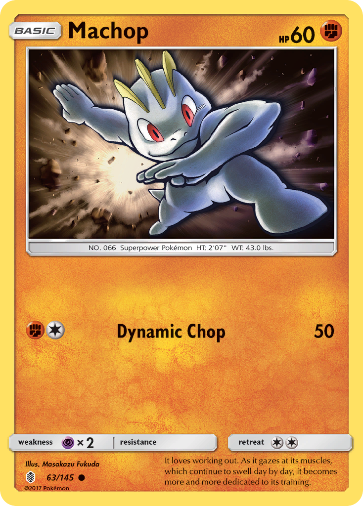 Machop (63/145) [Sun & Moon: Guardians Rising] | Card Citadel