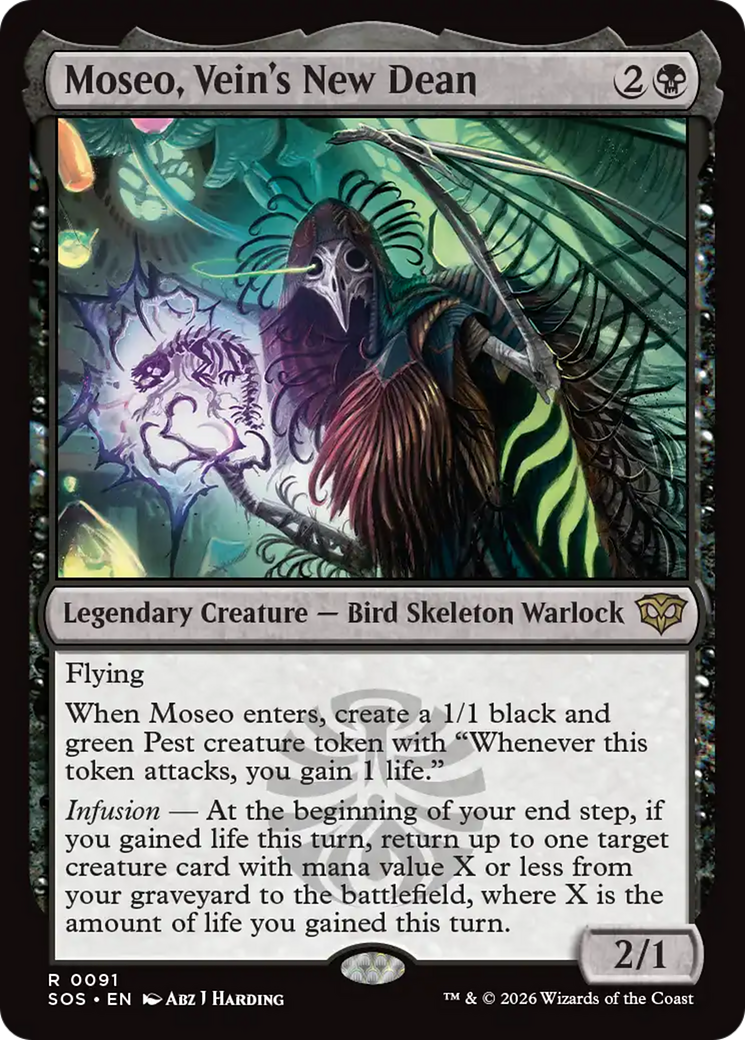 Moseo, Vein's New Dean [Secrets of Strixhaven] | Card Citadel