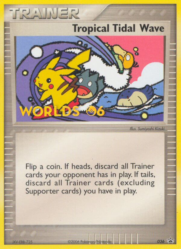 Tropical Tidal Wave (036) [Nintendo: Black Star Promos] | Card Citadel