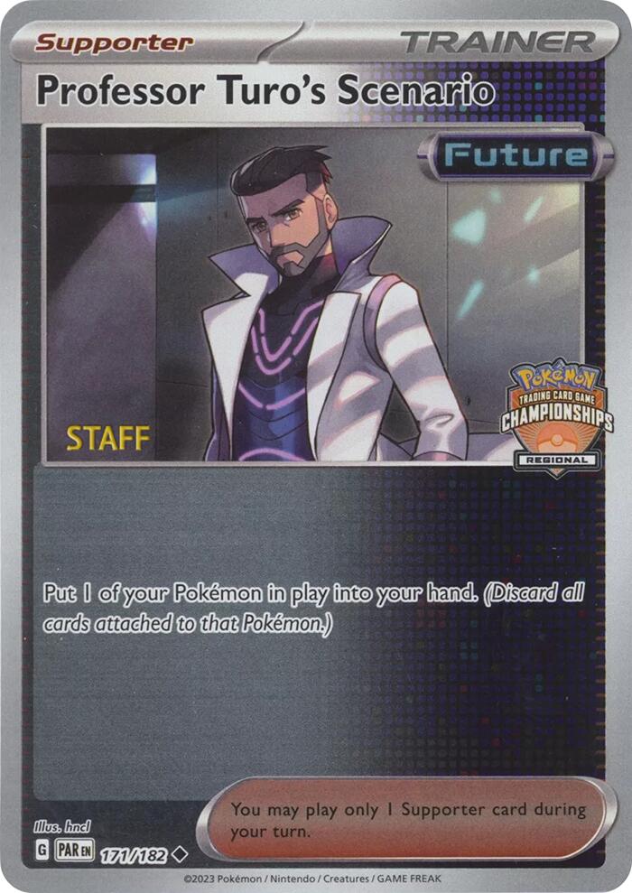 Professor Turo's Scenario (171/182) (2023 Regional Championships Staff) [League & Championship Cards] | Card Citadel