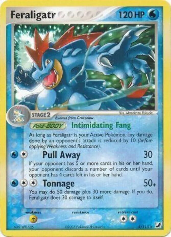 Feraligatr (4/115) (Theme Deck Exclusives) [EX: Unseen Forces] | Card Citadel