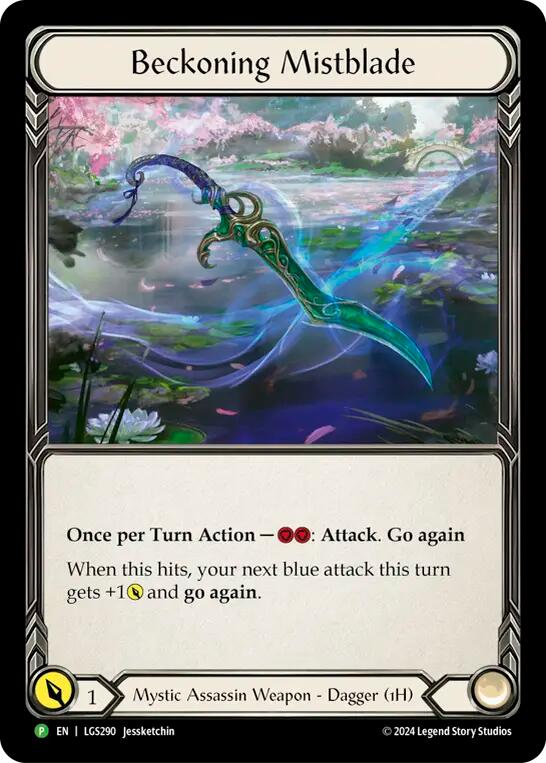 Beckoning Mistblade [LGS290] (Promo)  Rainbow Foil | Card Citadel