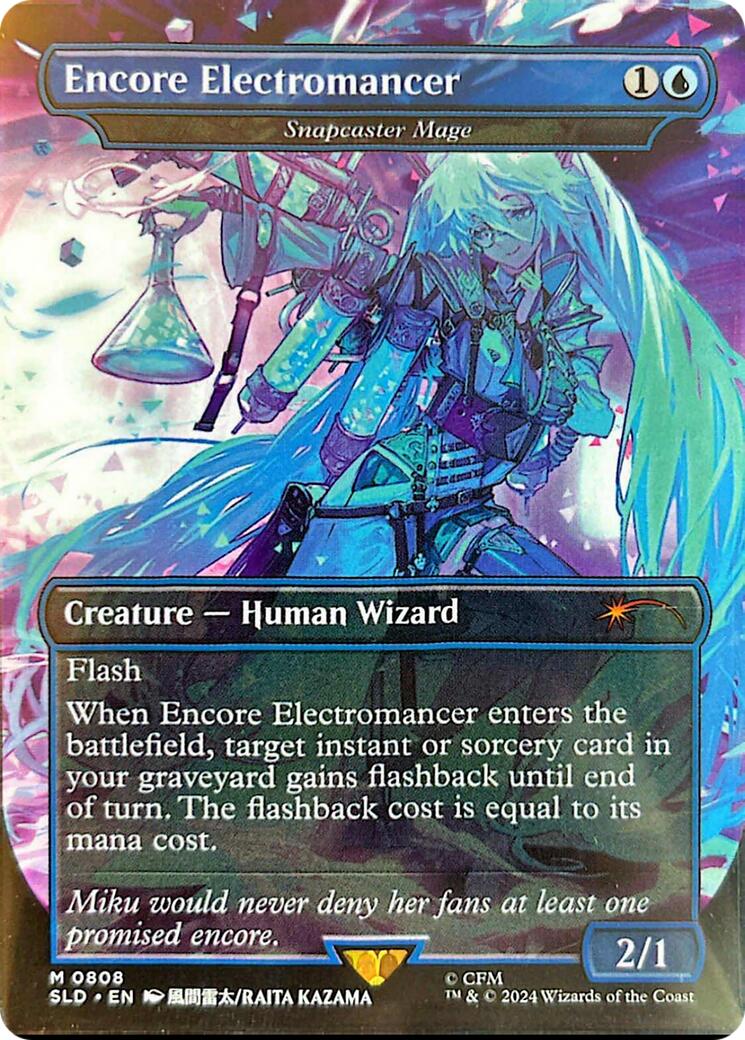 Encore Electromancer - Snapcaster Mage (Rainbow Foil) [Secret Lair Drop Series] | Card Citadel