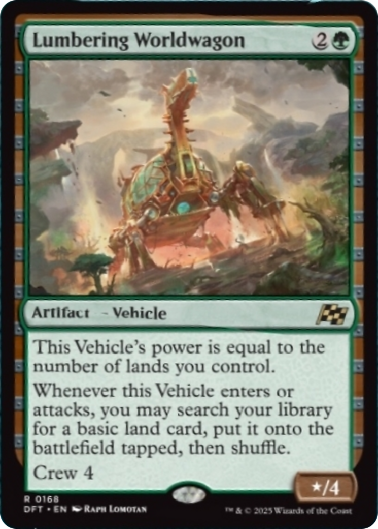 Lumbering Worldwagon [Aetherdrift] | Card Citadel