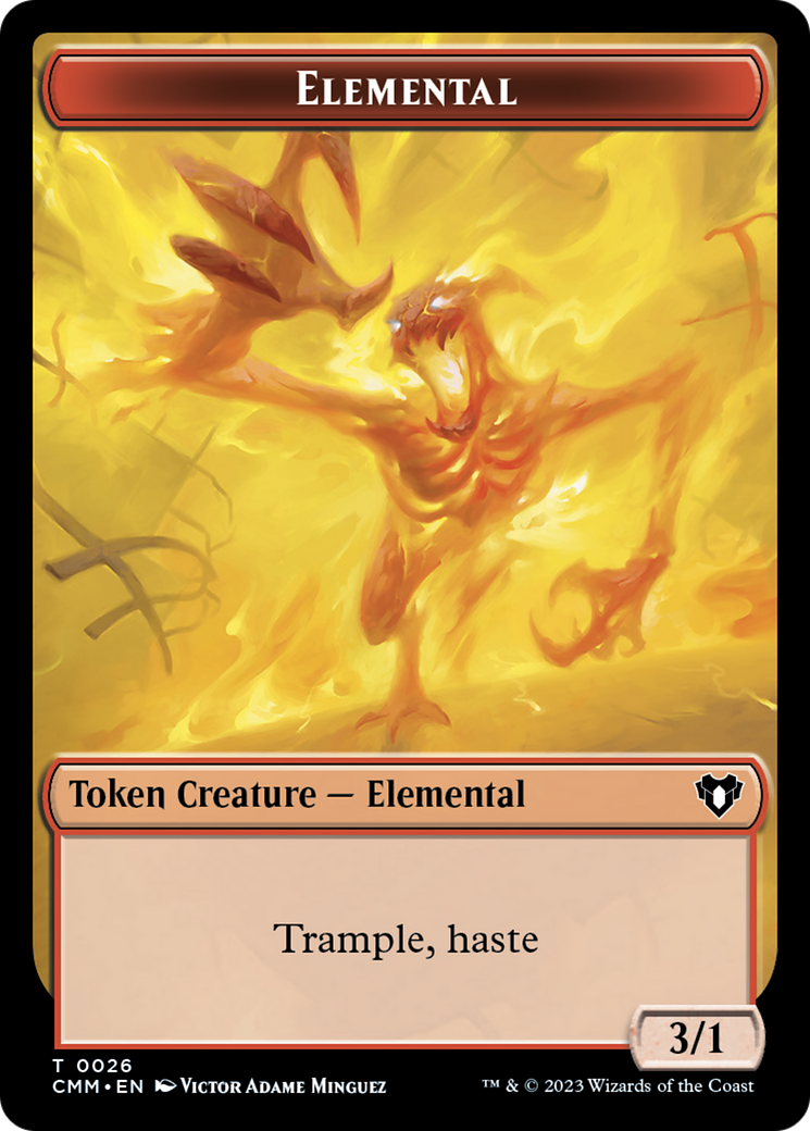 Elemental Token (26) [Commander Masters Tokens] | Card Citadel