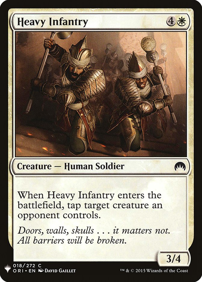 Heavy Infantry [Mystery Booster] | Card Citadel