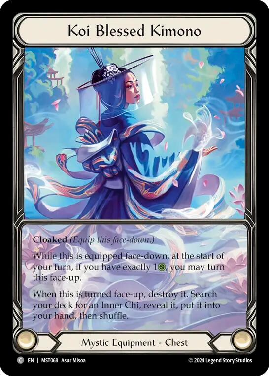 Koi Blessed Kimono (Extended Art) [MST068] (Part the Mistveil)  Cold Foil | Card Citadel