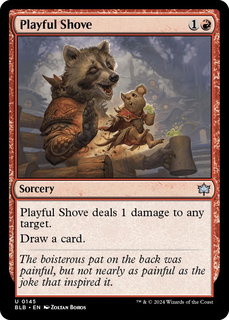 Playful Shove [Bloomburrow] | Card Citadel