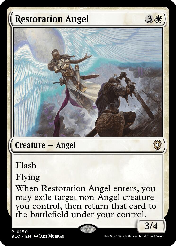 Restoration Angel [Bloomburrow Commander] | Card Citadel