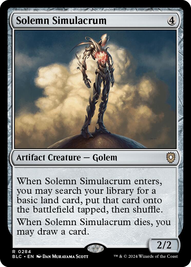 Solemn Simulacrum [Bloomburrow Commander] | Card Citadel