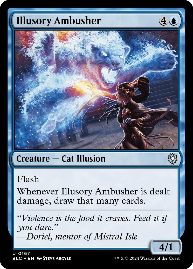 Illusory Ambusher [Bloomburrow Commander] | Card Citadel