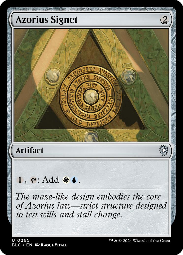 Azorius Signet [Bloomburrow Commander] | Card Citadel