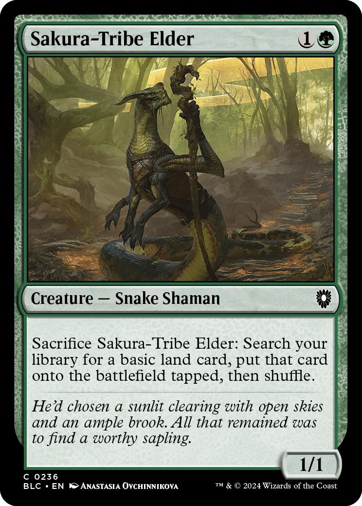 Sakura-Tribe Elder [Bloomburrow Commander] | Card Citadel