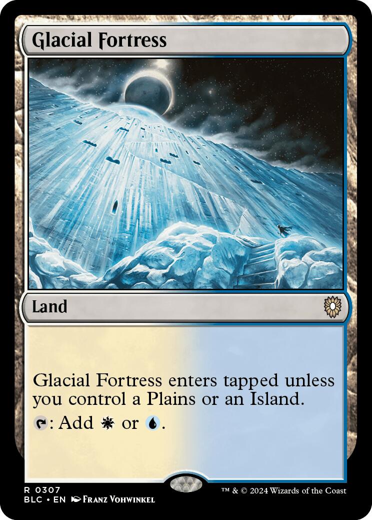 Glacial Fortress [Bloomburrow Commander] | Card Citadel