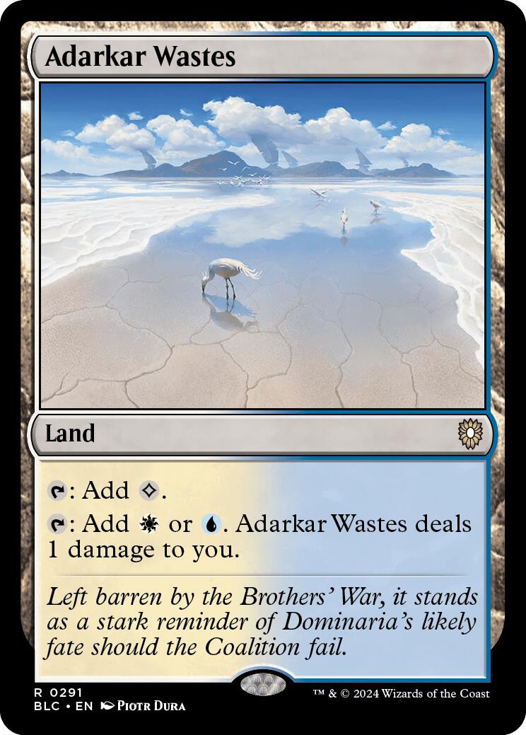 Adarkar Wastes [Bloomburrow Commander] | Card Citadel