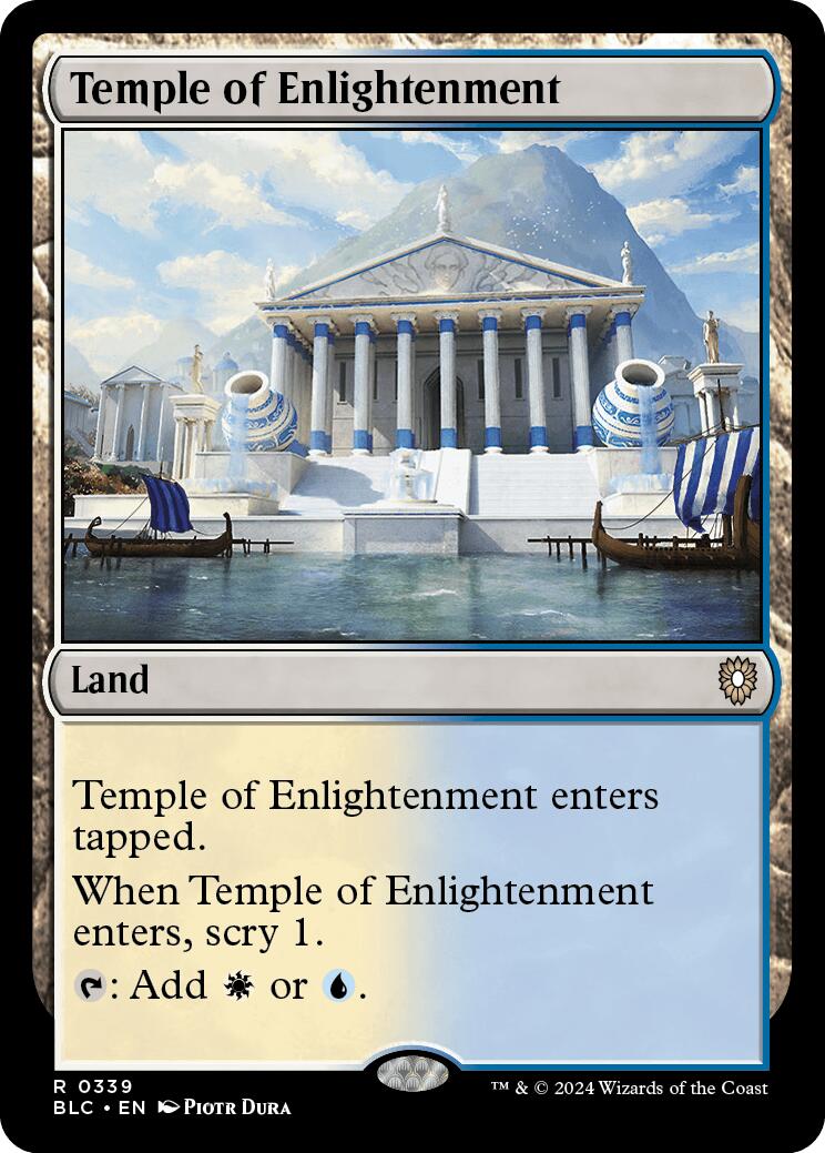 Temple of Enlightenment [Bloomburrow Commander] | Card Citadel