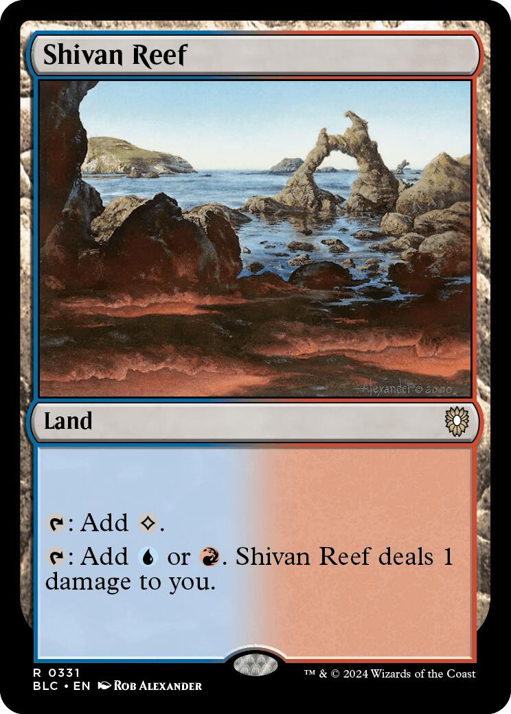 Shivan Reef [Bloomburrow Commander] | Card Citadel