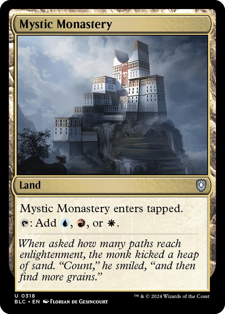 Mystic Monastery [Bloomburrow Commander] | Card Citadel